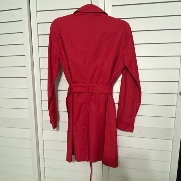 Gap Women's Red Trench Coat - Picture 4 of 4